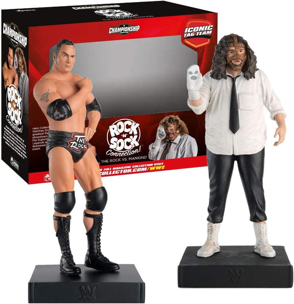 Rock N' Sock Connection - The Rock and Mankind Figure 2-Pack