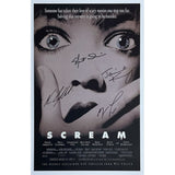 "Scream" Cast-Signed 11X17 Movie Poster