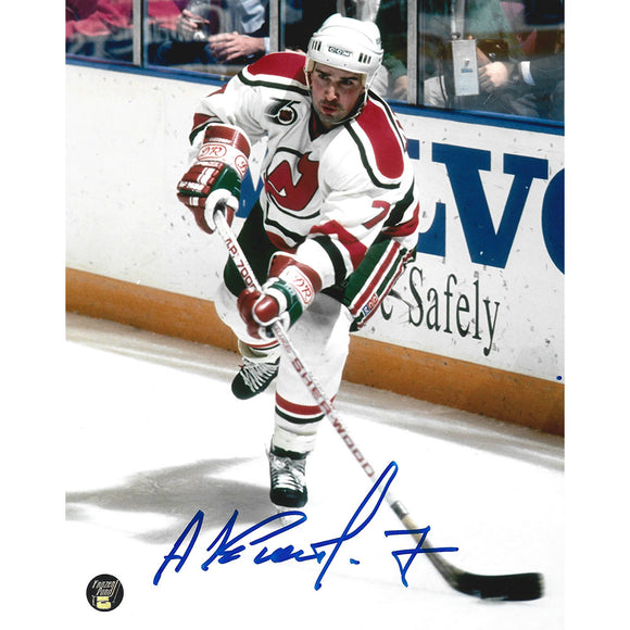 Alexei Kasatonov Autographed New Jersey Devils 8X10 Photo