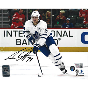 Auston Matthews Autographed Toronto Maple Leafs 8X10 Photo