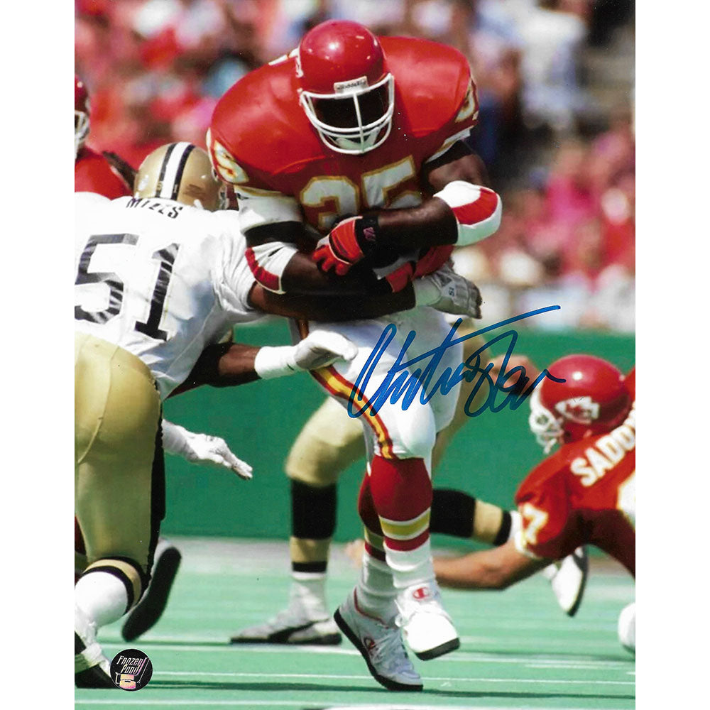 Christian Okoye autograph 8x10, Kansas City Chiefs