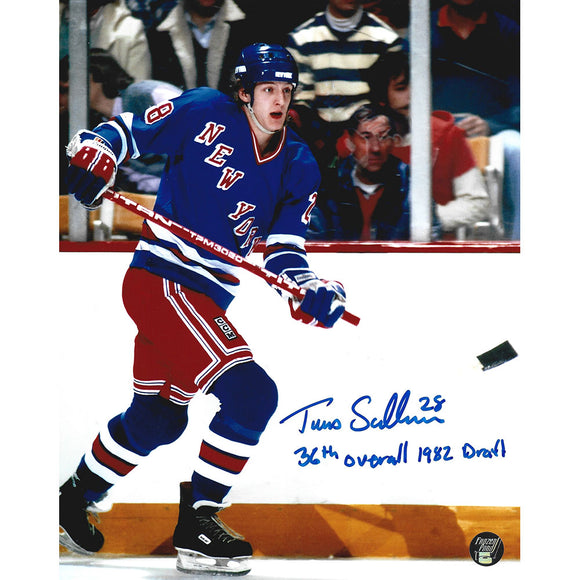 Tomas Sandstrom Autographed New York Rangers 8X10 Photo
