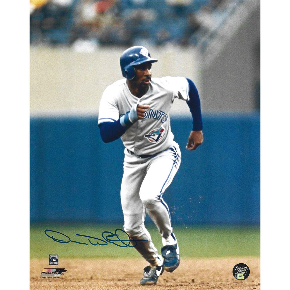 BLUE JAYS AUTHENTICS- Autographed Devon White Blue Jays