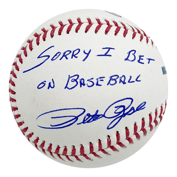 Pete Rose Autographed  Baseball w/