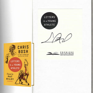 Chris Bosh "Letters to a Young Athlete" Autographed Book