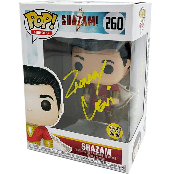 Zachary Levi Autographed 'Shazam' Funko Pop! Figure