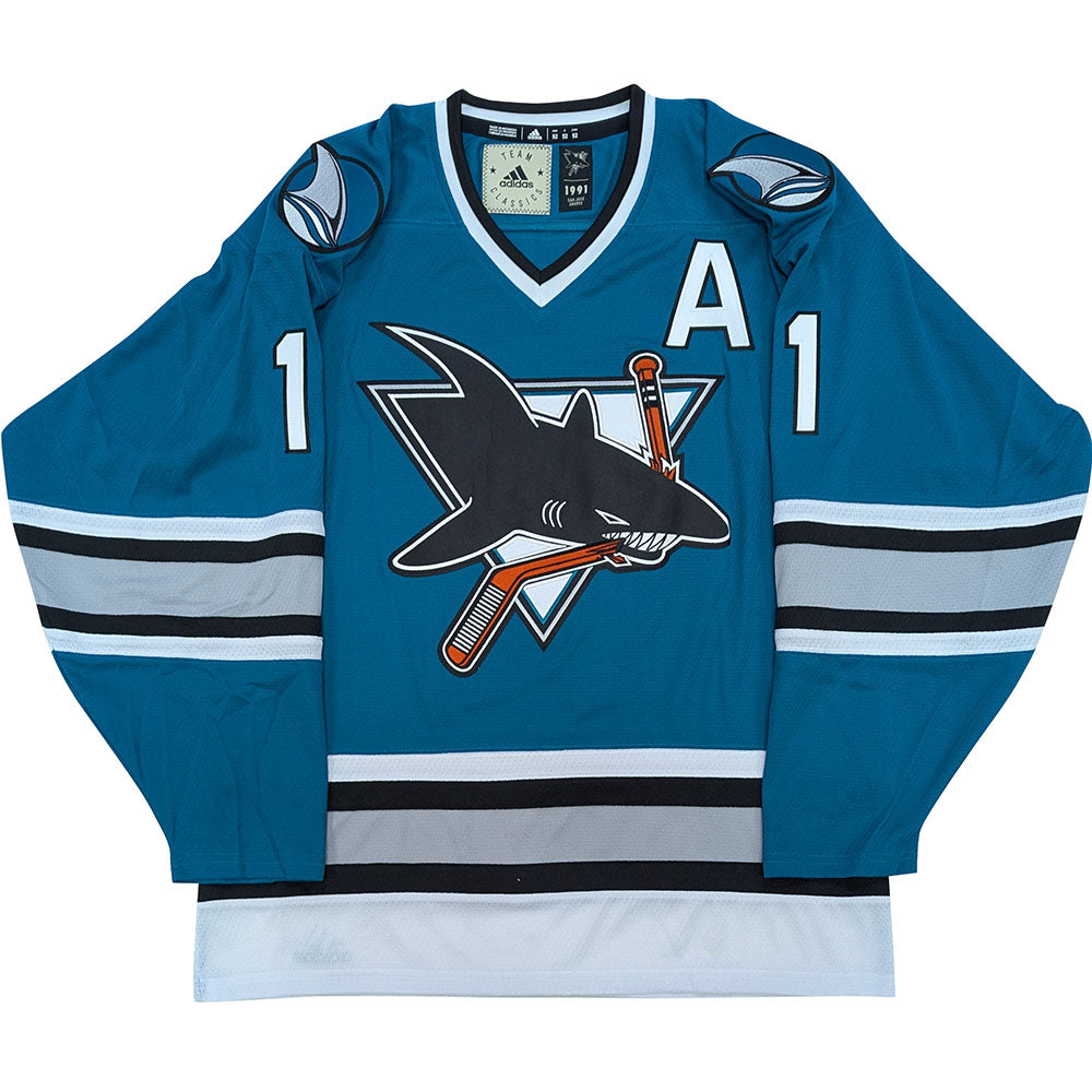 Owen Nolan Autographed San Jose Sharks Pro Jersey – Frozen Pond