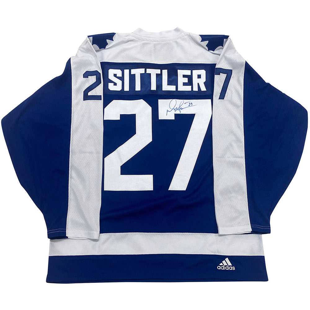 Darryl Sittler Autographed Blue Toronto Jersey  Authentic Signed  Memorabilia for Hockey Fans : : Sports & Outdoors