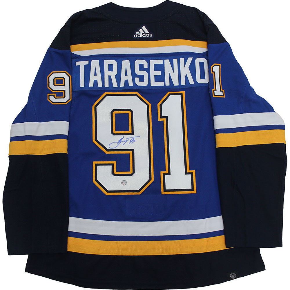 Vladimir Tarasenko St. Louis Blues Autographed 16 x 20 White Jersey  Shooting Photograph - NHL Auctions