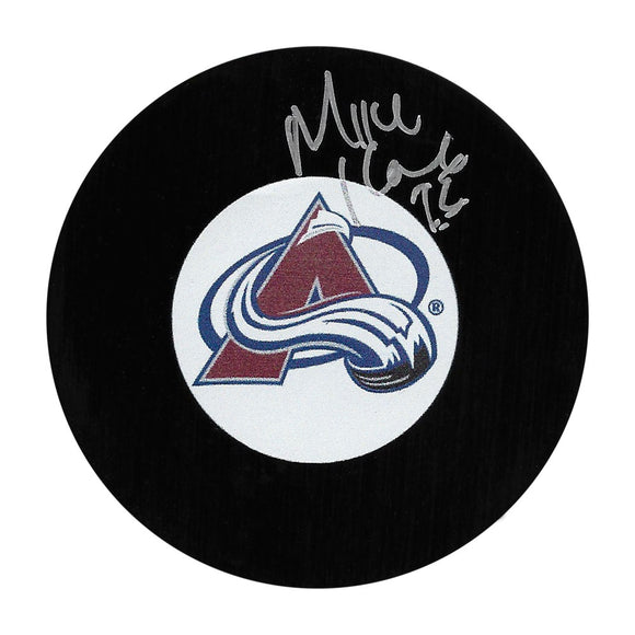 Mike Keane Autographed Colorado Avalanche Puck