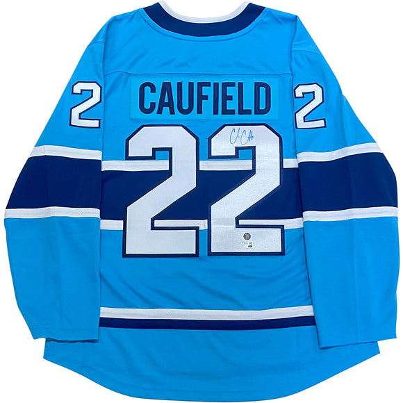 Cole Caufield Autographed Montreal Canadiens Reverse Retro Replica Jersey