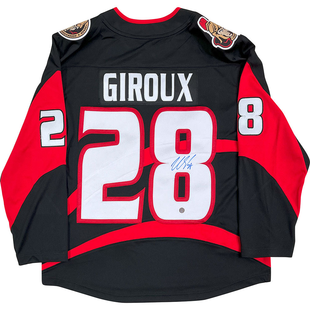 Lids Claude Giroux Ottawa Senators Unsigned Fanatics Authentic Skating  Black Jersey Photograph
