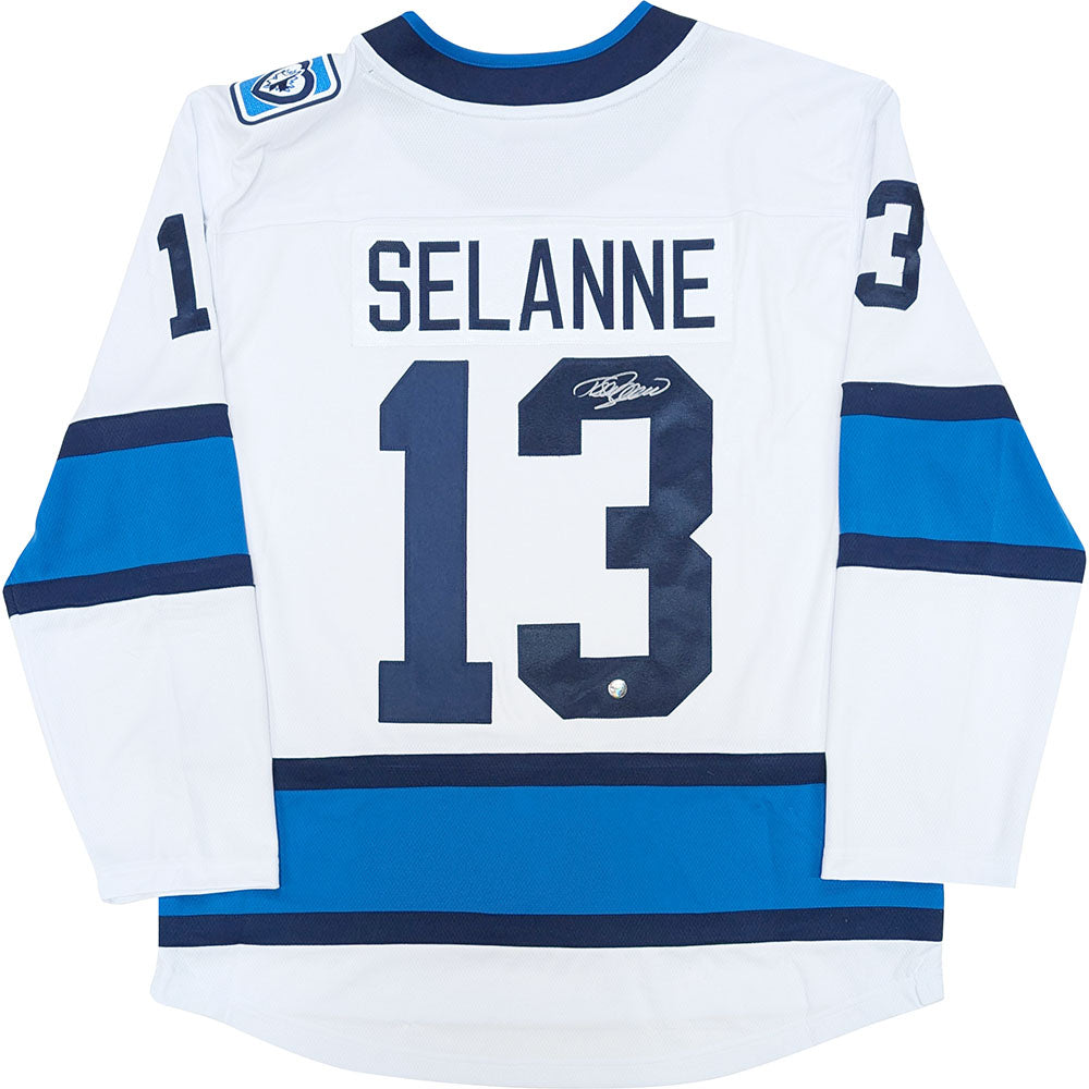 Nhl Hockey Teemu Selanne Winnipeg Jets Jersey Number Teemu Selanne
