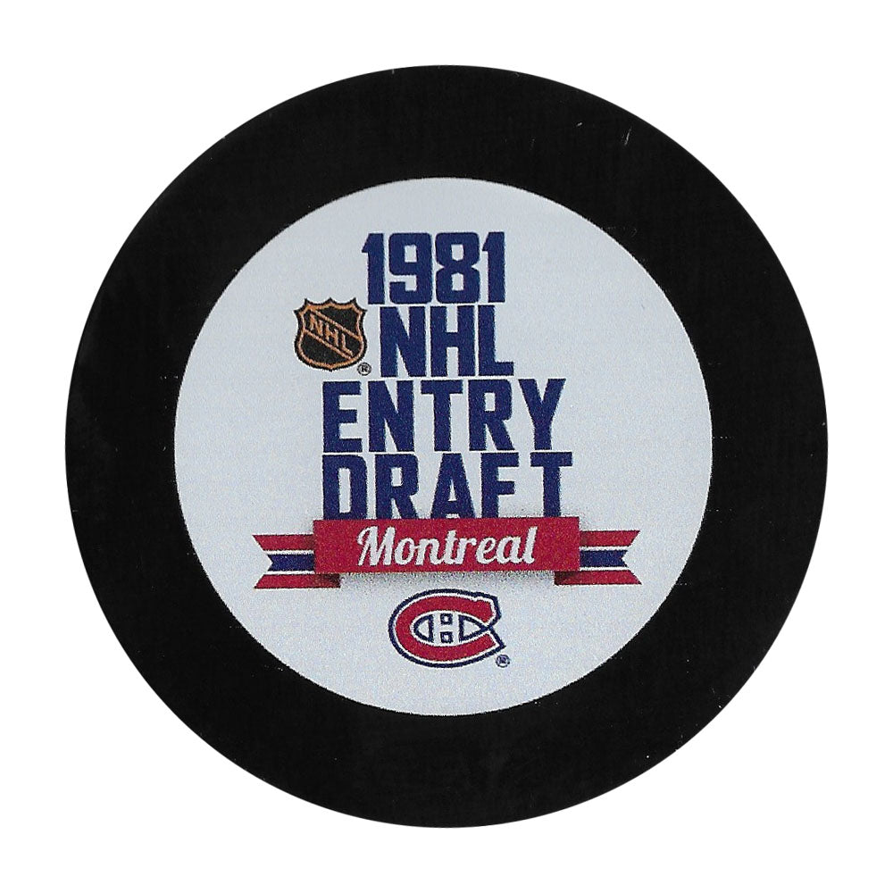 1981 NHL Draft Puck Frozen Pond