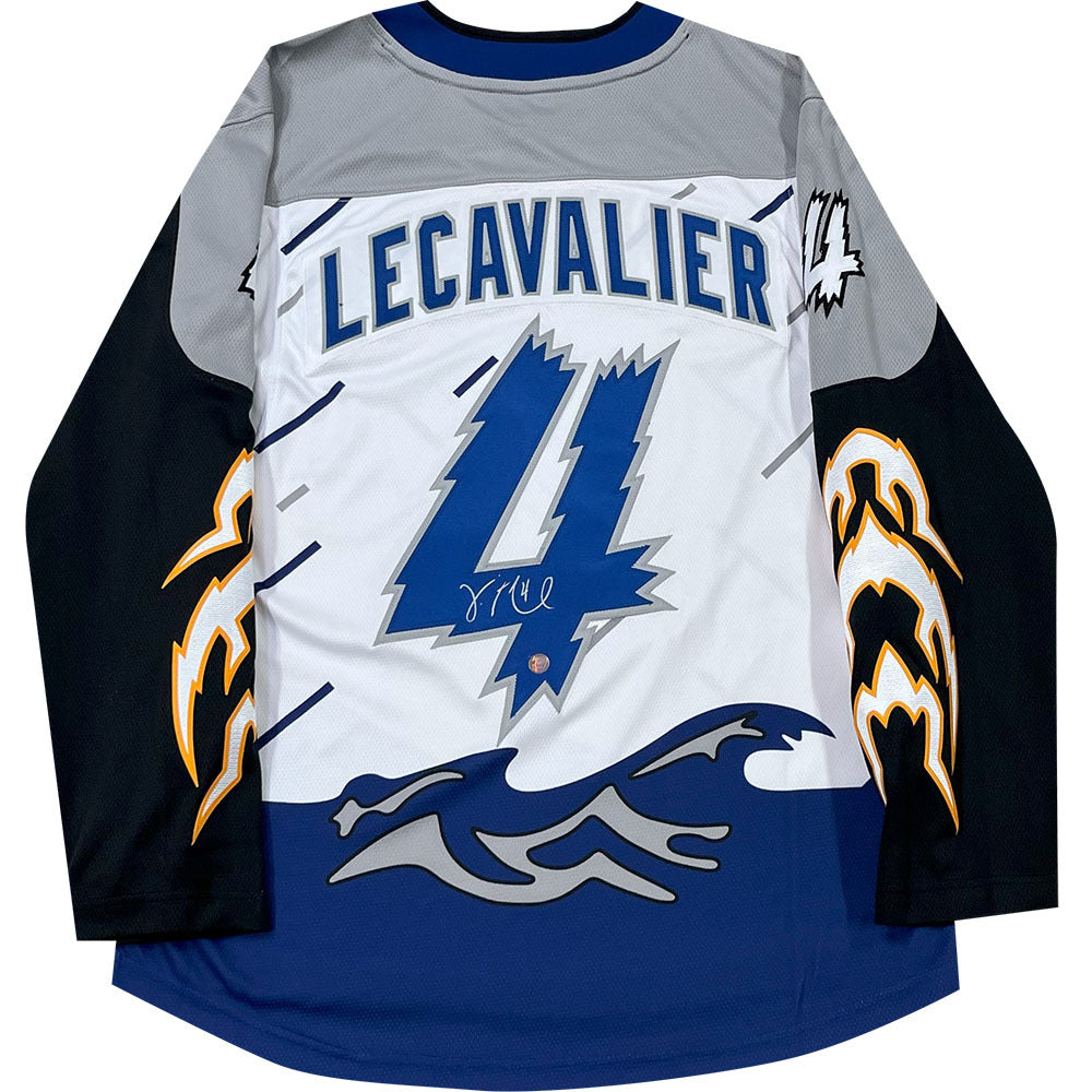 Vincent Lecavalier Autographed Tampa Bay Lightning Reverse Retro