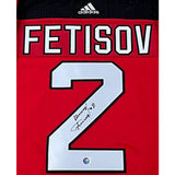 Viacheslav Fetisov Autographed New Jersey Devils Pro Jersey