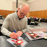 Al MacInnis Autographed Calgary Flames 8X10 Photo (Red)