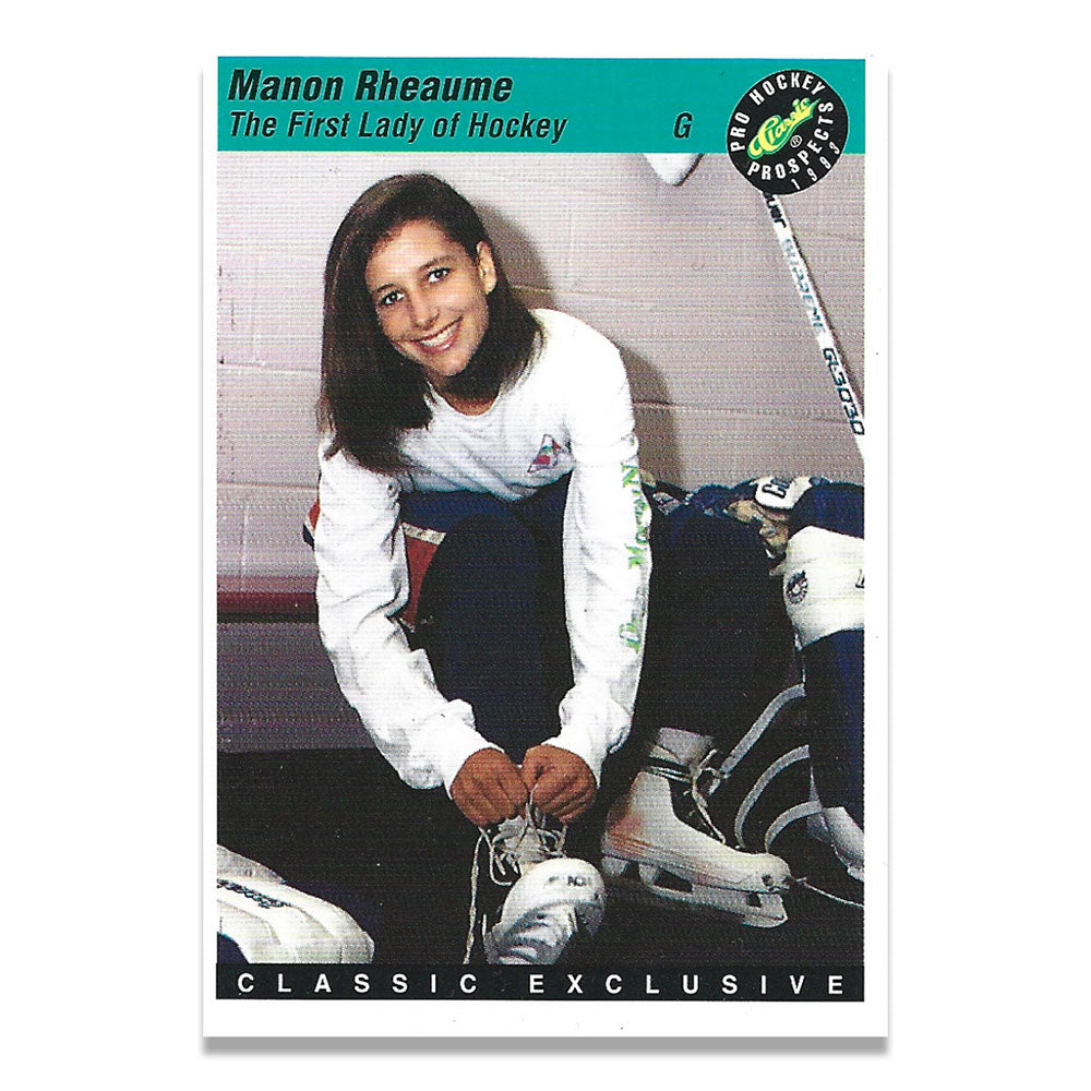 1993 Classic Rare Blood on Jersey- Manon Rheaume store