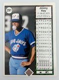 Jimmy Key Autographed 1989 Upper Deck Baseball Card