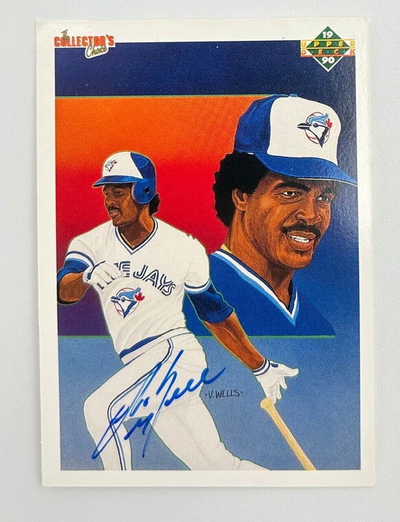 George Bell Autographed 1990 Upper Deck Checklist Card
