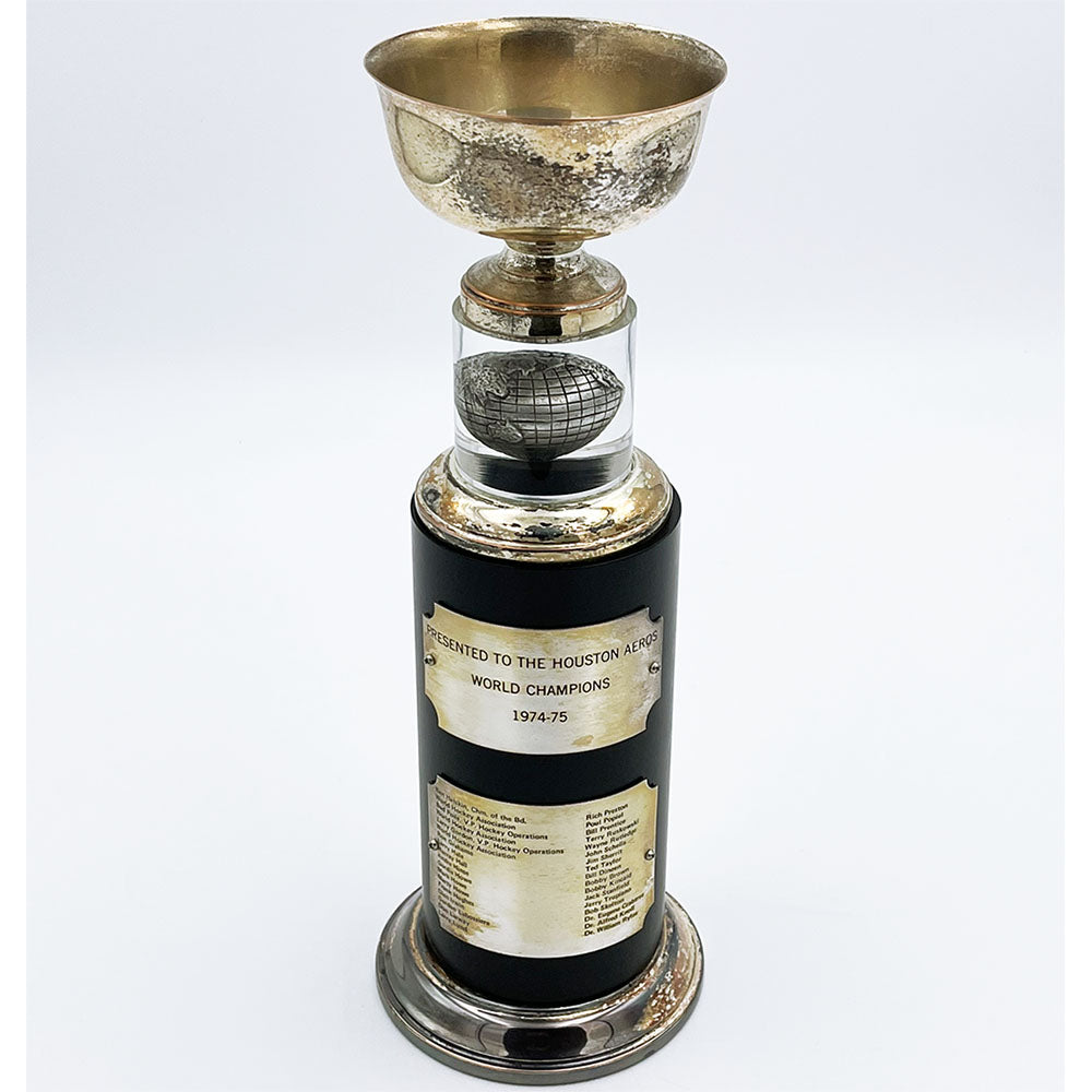 Marty Howe's 1974 Houston Aeros WHA Champions Avco World Trophy – Frozen  Pond