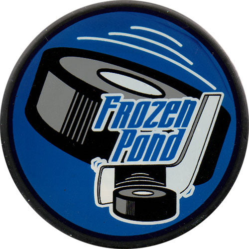 Frozen Pond Logo Puck