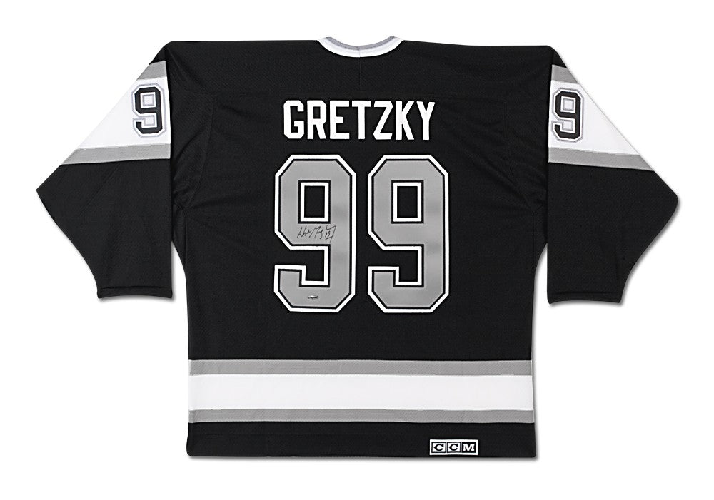 Wayne Gretzky Los Angeles Kings Autographed Black CCM Replica Jersey -  Upper Deck - Autographed NHL Jerseys at 's Sports Collectibles Store