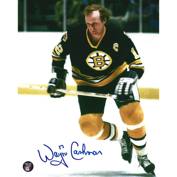 Wayne Cashman Autographed Boston Bruins 8X10 Photo
