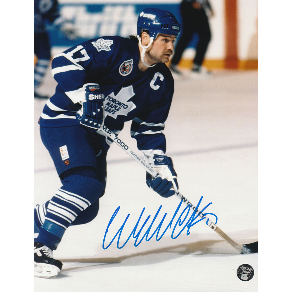 Autographed Wendel Clark Maple Leafs Jersey