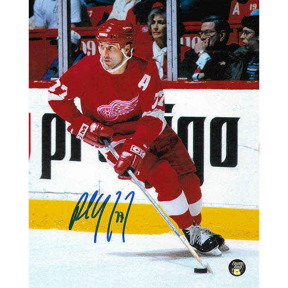 Paul Coffey Autographed Detroit Red Wings 8X10 Photo