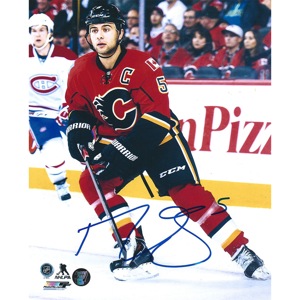 MARK GIORDANO Signed Calgary Flames 2011 NHL HERITAGE CLASSIC X 10 Photo  70239 NHL Auctions