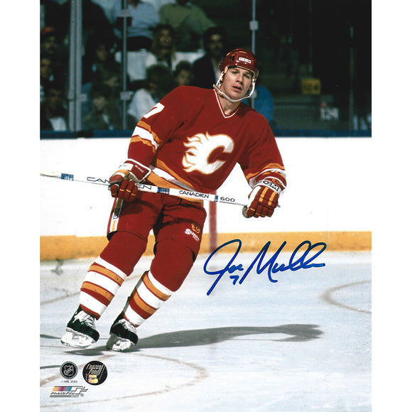 Joe Mullen Autographed Calgary Flames 8X10 Photo