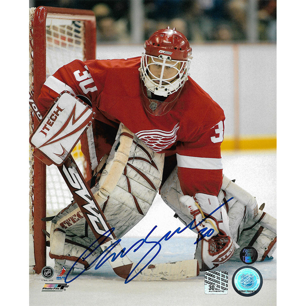 Chris Osgood Signed & Double-Inscribed Detroit Red Wings Goalie