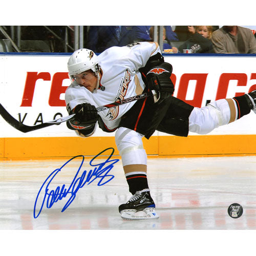 Teemu Selanne Autographed Anaheim Ducks 8X10 Photo