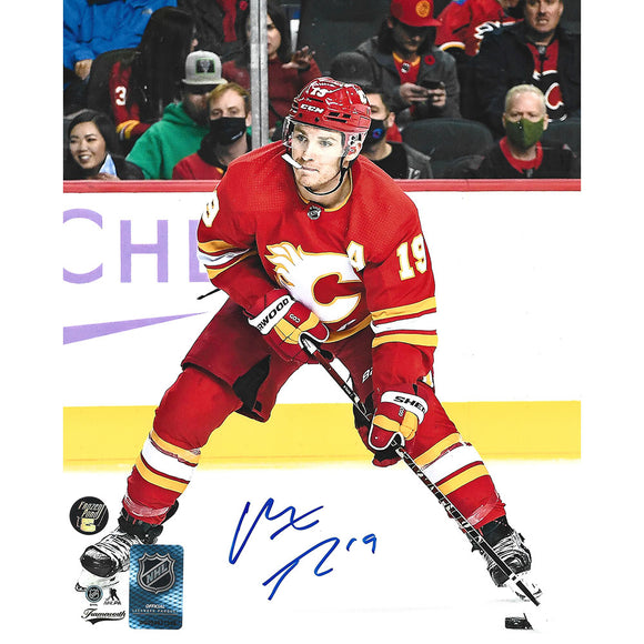Matthew Tkachuk Autographed Calgary Flames 8X10 Photo
