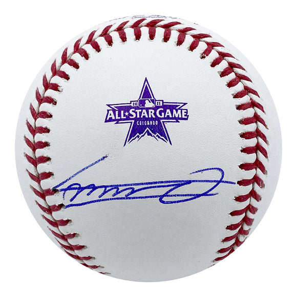 Vladimir Guerrero Jr. Autographed Rawlings 2021 All-Star Game OML Baseball