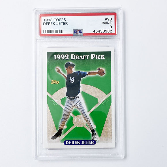 Derek Jeter 1993 Topps Baseball #98 RC Rookie Card - PSA 9 MINT