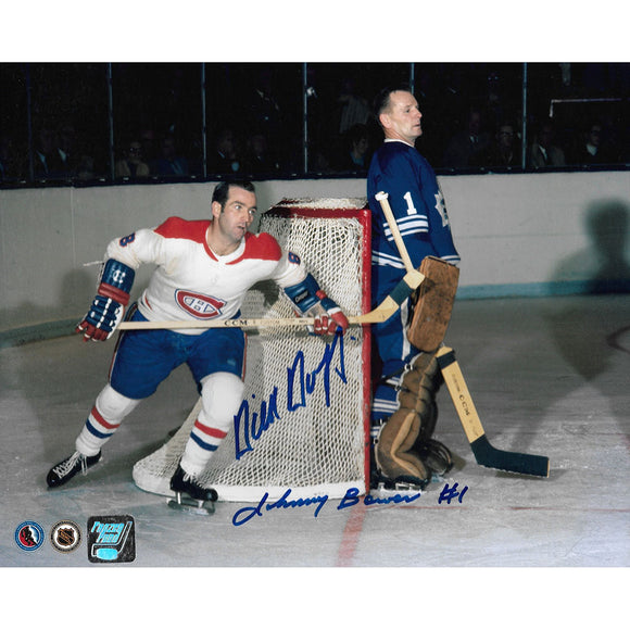 Dick Duff/Johnny Bower Autographed 8X10 Combo Photo