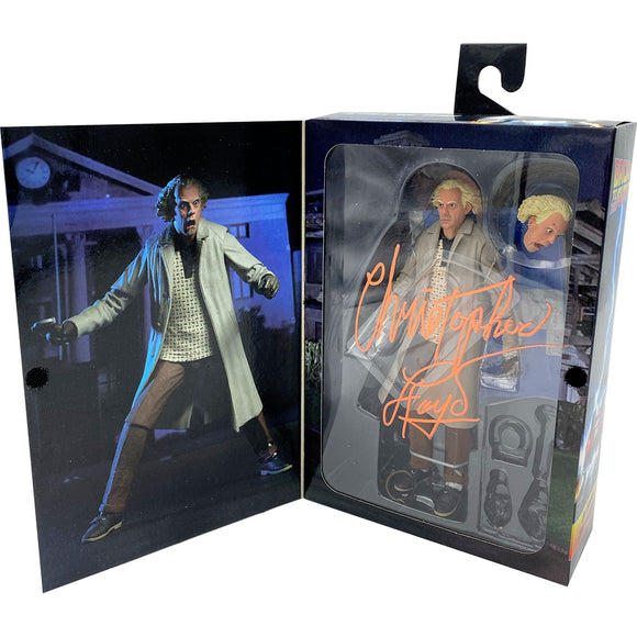 Christopher Lloyd Autographed 'Back to the Future' 35th Anniversary 7