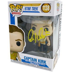 William Shatner Autographed "Captain Kirk" Funko Pop! Figure