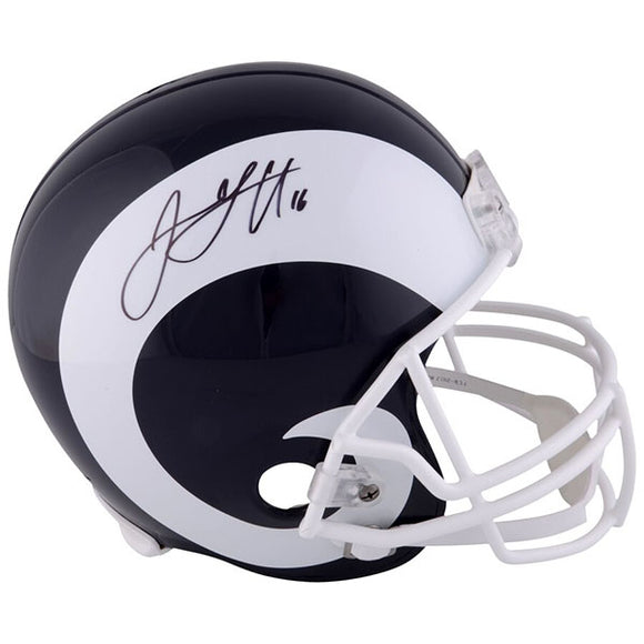 Jared Goff Autographed Los Angeles Rams Helmet