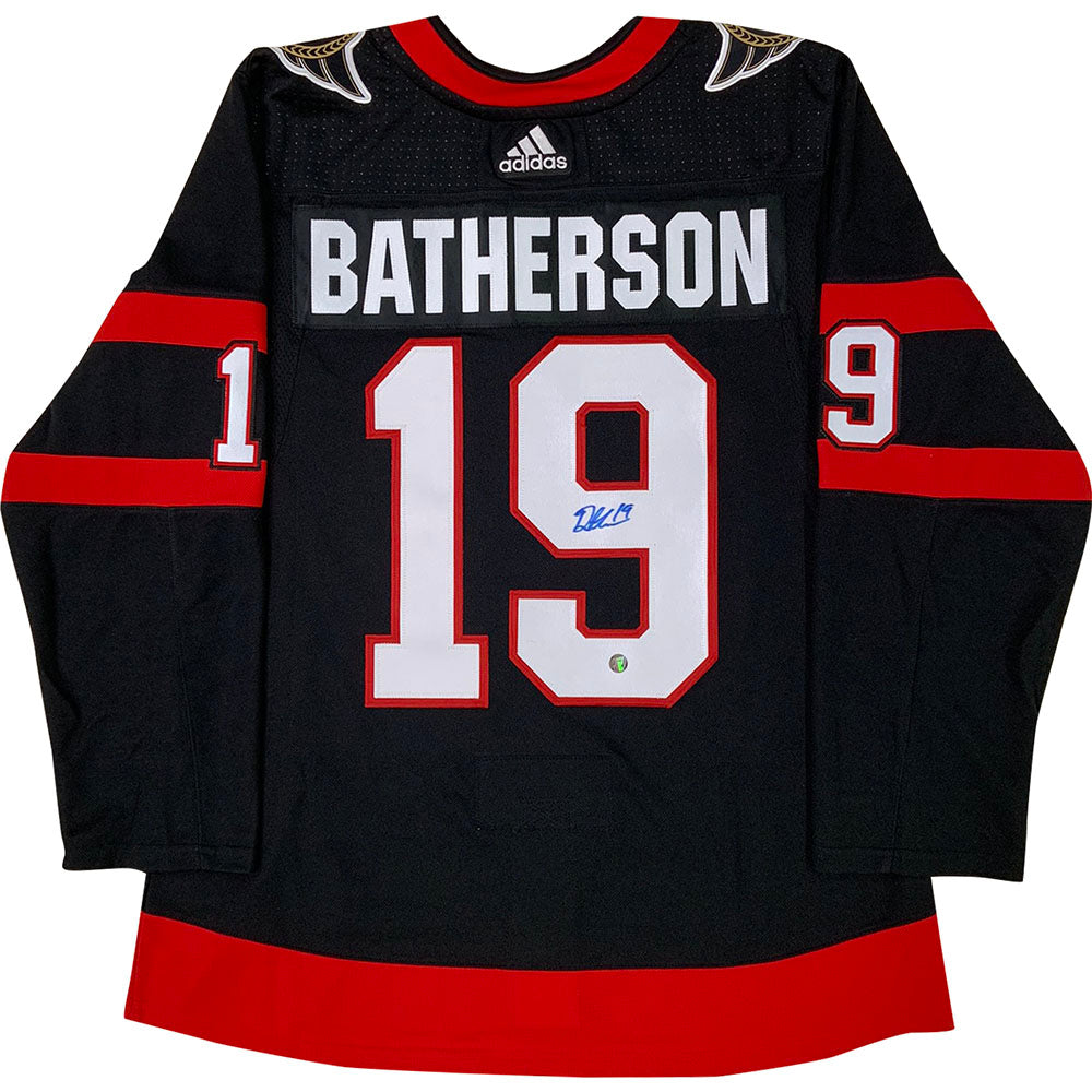 Drake Batherson Signed Senators Jersey Inscribed 1st NHL Goal 11/15/2018  (COJO)