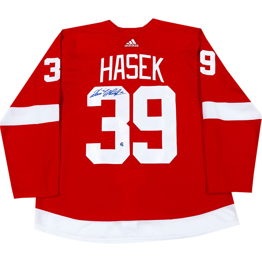 Dominik Hasek Autographed Detroit Red Wings Fanatics Reverse Retro