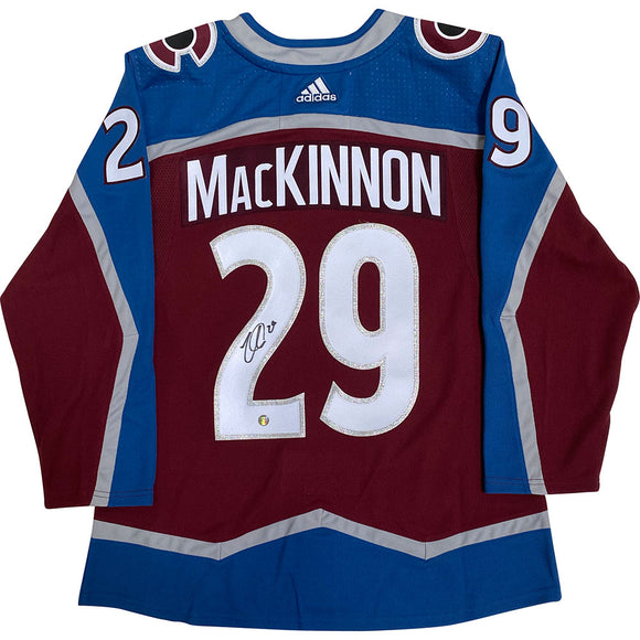 Nathan MacKinnon Autographed Colorado Avalanche Pro Jersey