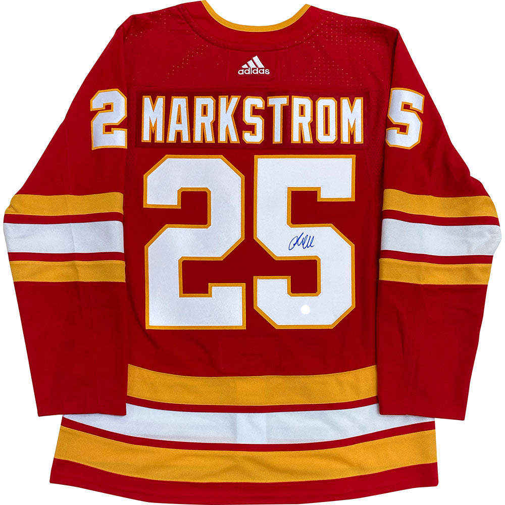 Jacob Markstrom Signed Calgary Flames Reverse Retro Adidas Jersey