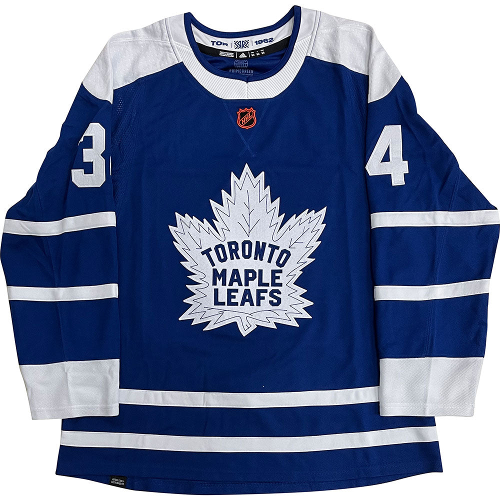 Darryl Sittler Signed Toronto Maple Leafs White Hockey Jersey