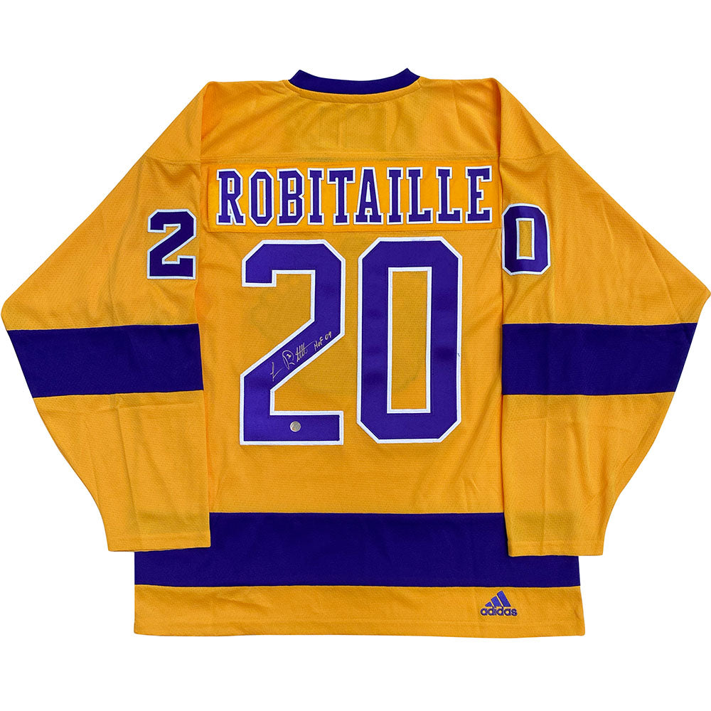 Luc Robitaille Autographed Los Angeles Kings Vintage Pro Jersey
