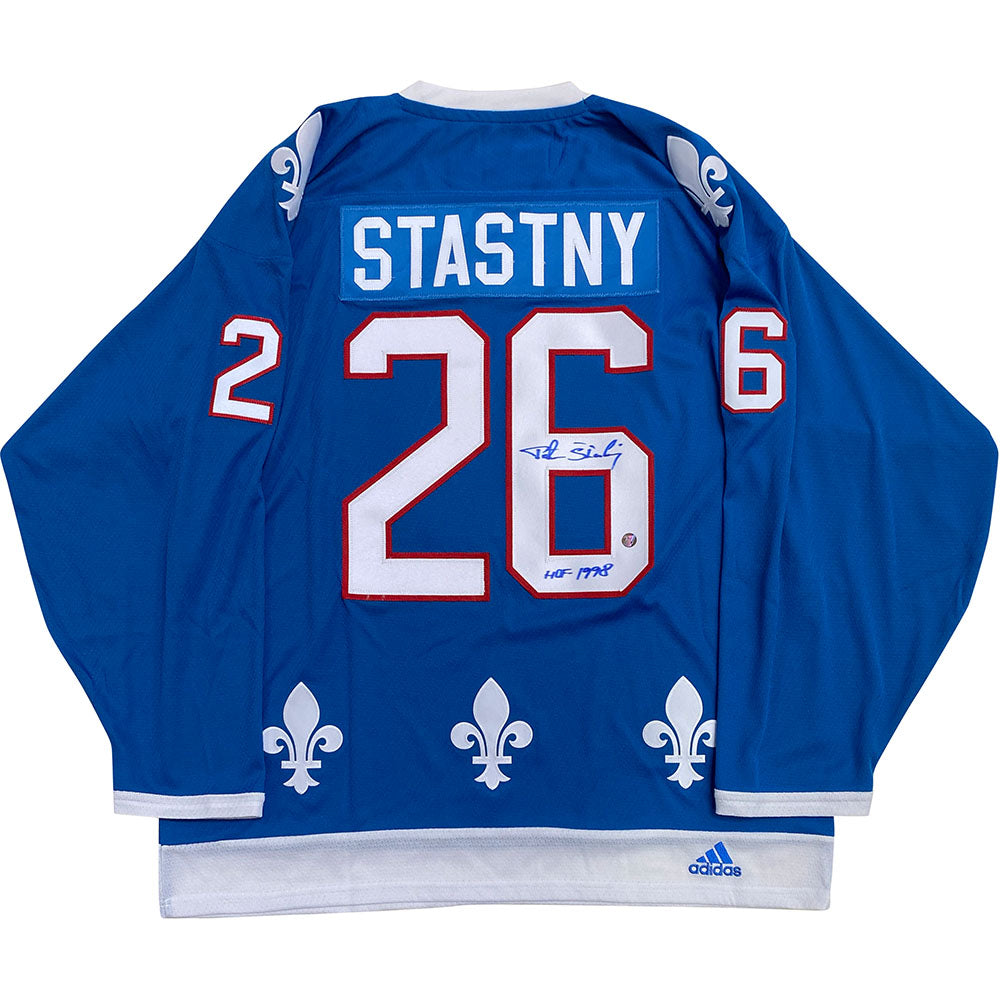 Peter Stastny Quebec Nordiques Autographed Signed Retro Fanatics