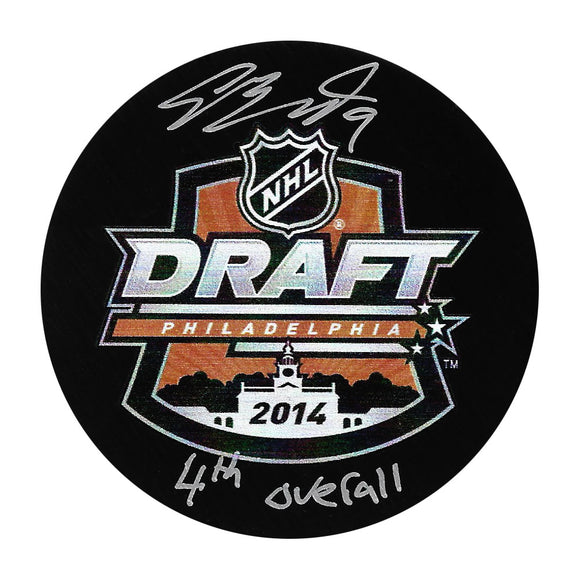 Sam Bennett Autographed 2014 NHL Draft Puck w/