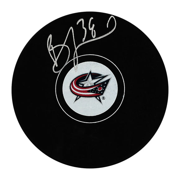 Boone Jenner Autographed Columbus Blue Jackets Puck